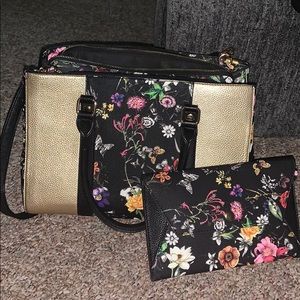 Floral purse and clutch
